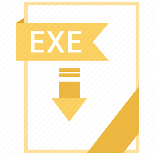 Document, exe, extension, format, paper icon - Download on Iconfinder