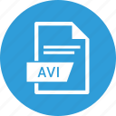 avi, document, extension, file