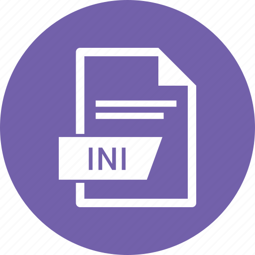 Document, extension, file, ini icon - Download on Iconfinder