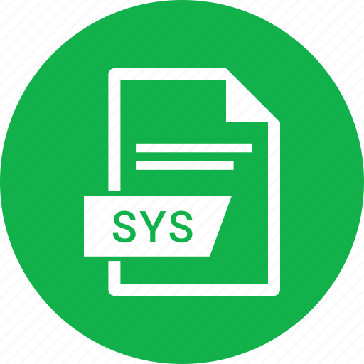 Document, extension, file, sys icon - Download on Iconfinder