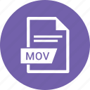 document, extension, file, mov