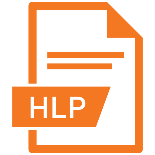 Extension, file, hlp, name icon - Free download
