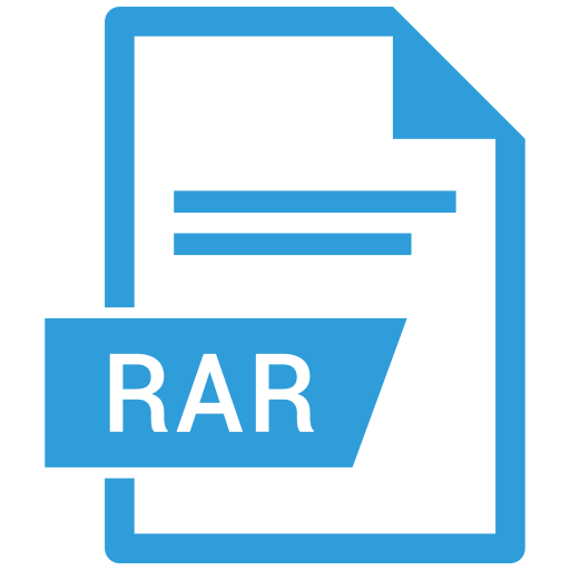 Document, extension, format, paper, rar icon - Free download