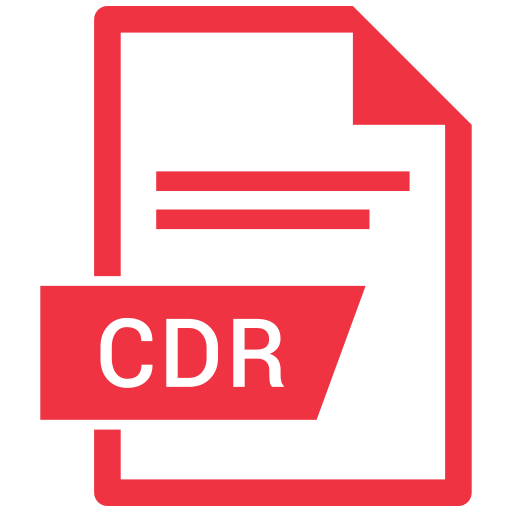 Cdr, document, extension, format, paper icon - Free download