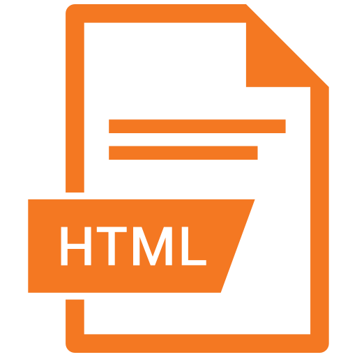 Document, extension, file, html icon - Free download
