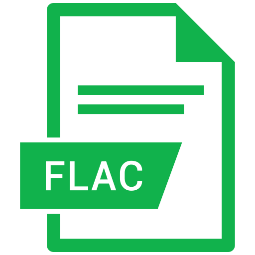 Document, extension, file, flac icon - Free download