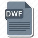 document, dwf, extension, folder, paper