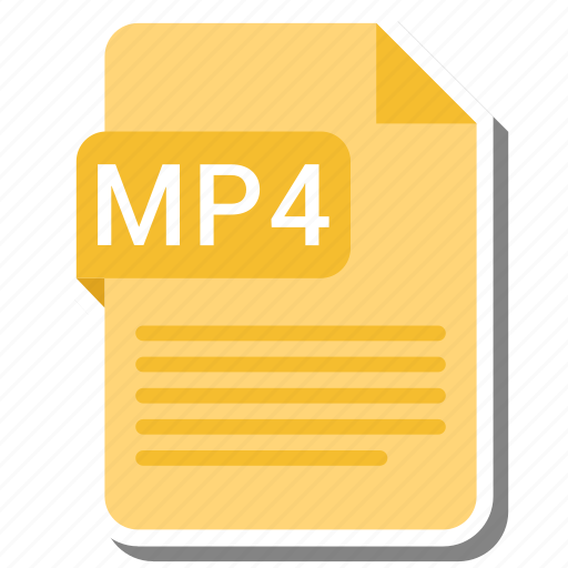 Document, extension, folder, mp4, paper icon - Download on Iconfinder