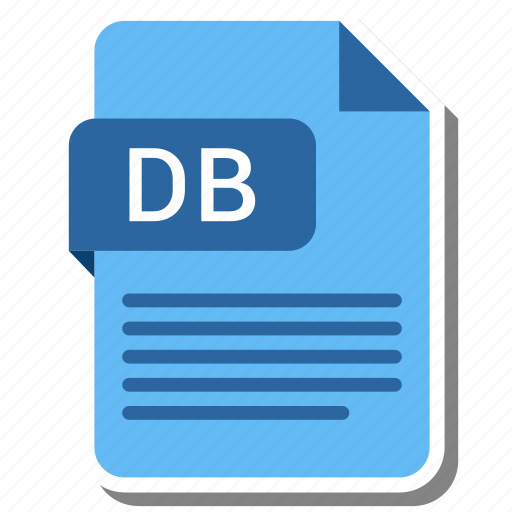 Db, document, extension, file format, folder, image, paper icon - Download on Iconfinder
