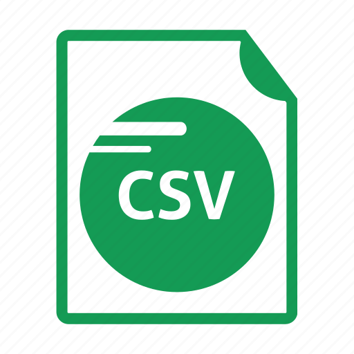 Csv, document, extension, file, format, name, type icon - Download on Iconfinder