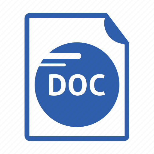 Doc, document, extension, file, format, office, word icon - Download on Iconfinder