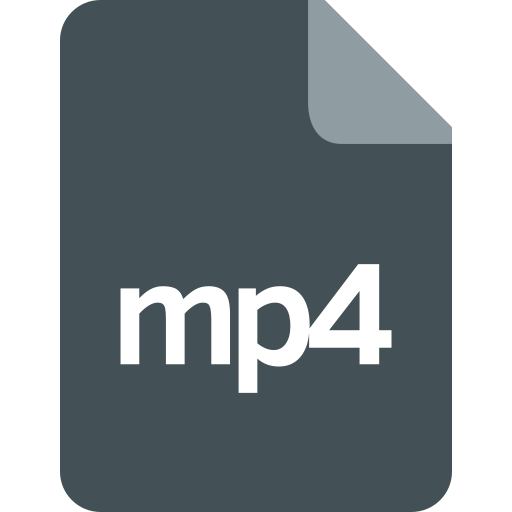 Mp4, document, extension, file, format icon - Free download