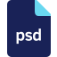 psd, document, extension, file, filetype, format 
