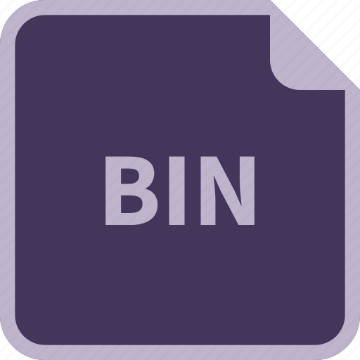 Bin, file, name, format icon - Download on Iconfinder