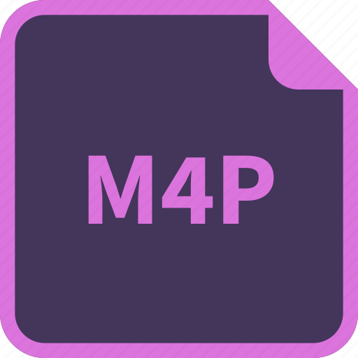 File, m4p, name, format icon - Download on Iconfinder