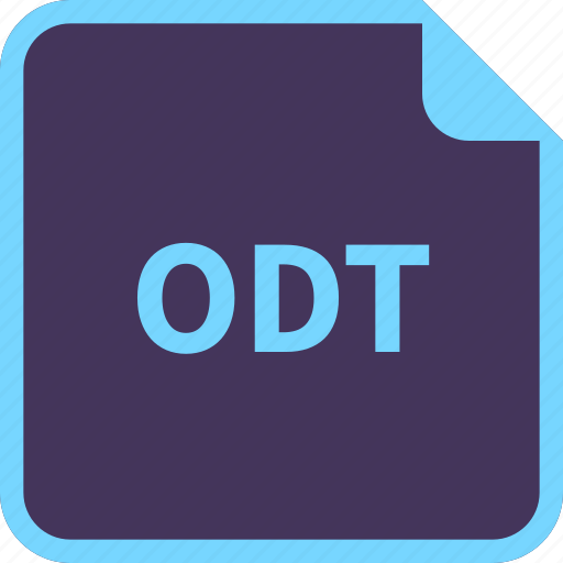 File, name, odt, format icon - Download on Iconfinder