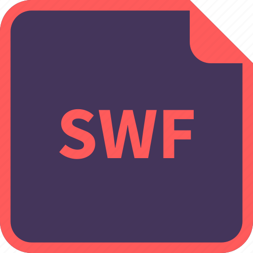 File, flash, name, swf, format icon - Download on Iconfinder