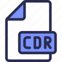 cdr, coreldraw, document, file