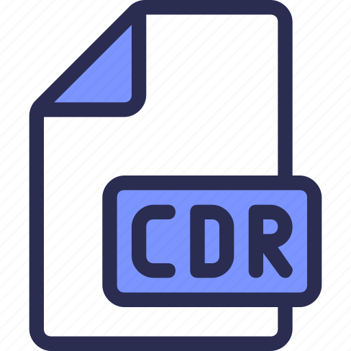 Cdr, coreldraw, document, file icon - Download on Iconfinder