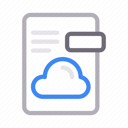 Cloud, document, files, online, storage icon - Download on Iconfinder