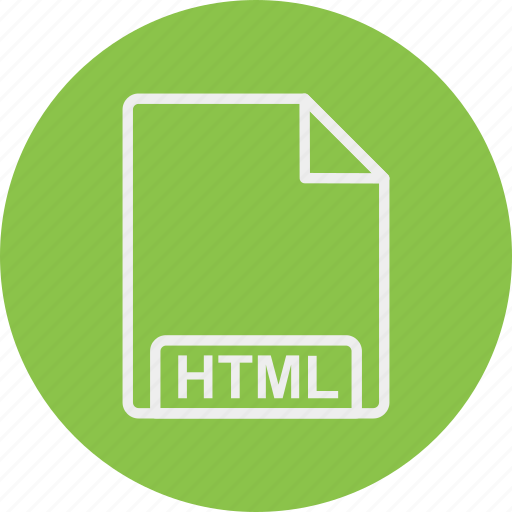 File, format, html icon - Download on Iconfinder