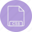 css, file, format 