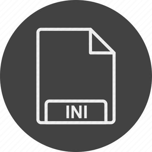 File, format, ini icon - Download on Iconfinder