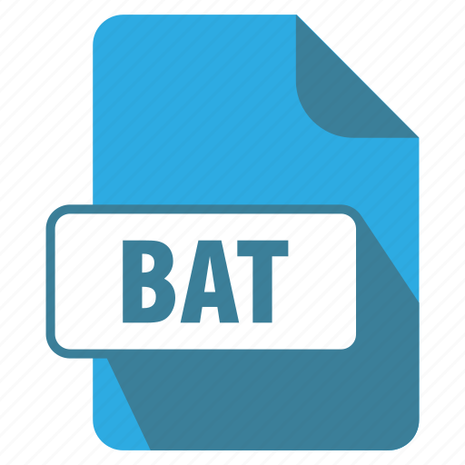 Bat, extension, file, filedata, format icon - Download on Iconfinder