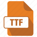 extension, file, filedata, format, ttf 