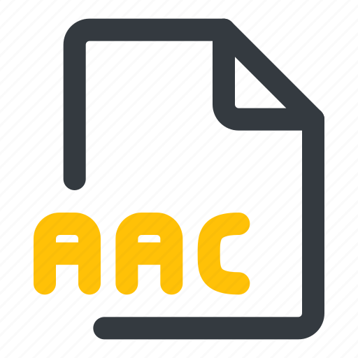 Aac, file, format, document, extension icon - Download on Iconfinder