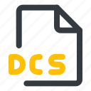 dcs, file, format, document, extension
