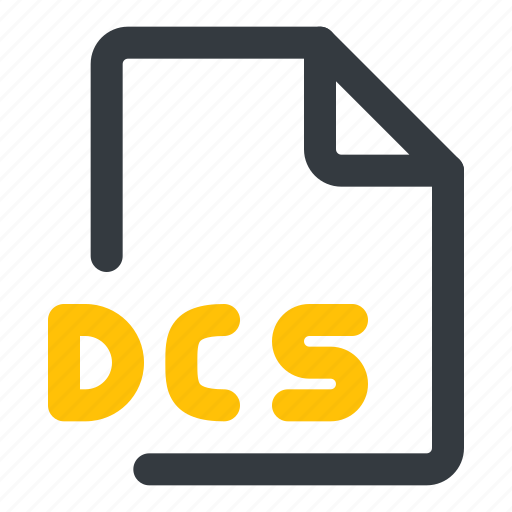 Dcs, file, format, document, extension icon - Download on Iconfinder