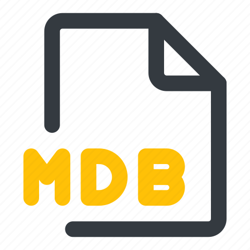 Mdb, file, format, document, extension icon - Download on Iconfinder