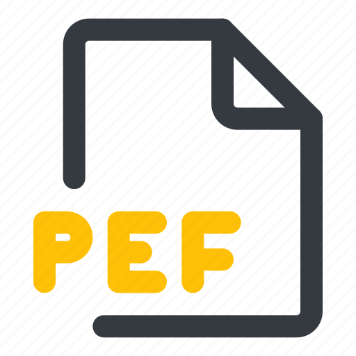 Pef, file, format, document, extension icon - Download on Iconfinder
