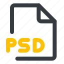 psd, file, format, document, extension