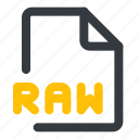 raw, file, format, document, extension