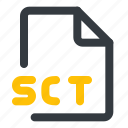sct, file, format, document, extension