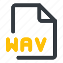 wav, file, format, document, extension
