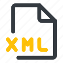 xml, file, format, document, extension