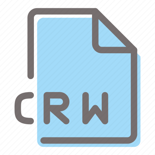 Crw, file, format, document, extension icon - Download on Iconfinder