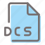 dcs, file, format, document, extension 