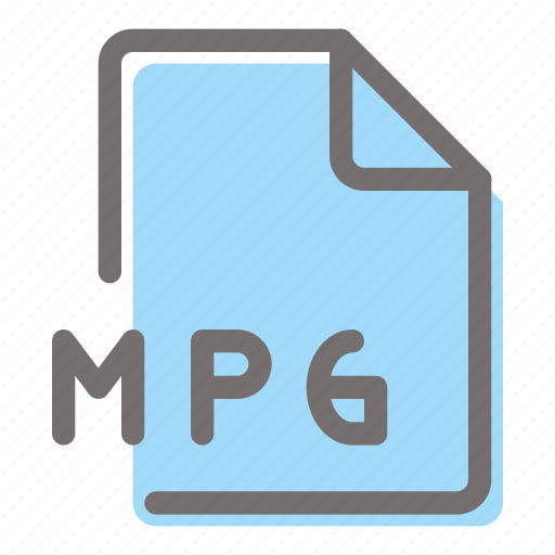 Mpg, file, format, document, extension icon - Download on Iconfinder