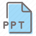 ppt, file, format, document, extension