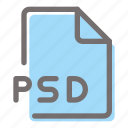 psd, file, format, document, extension