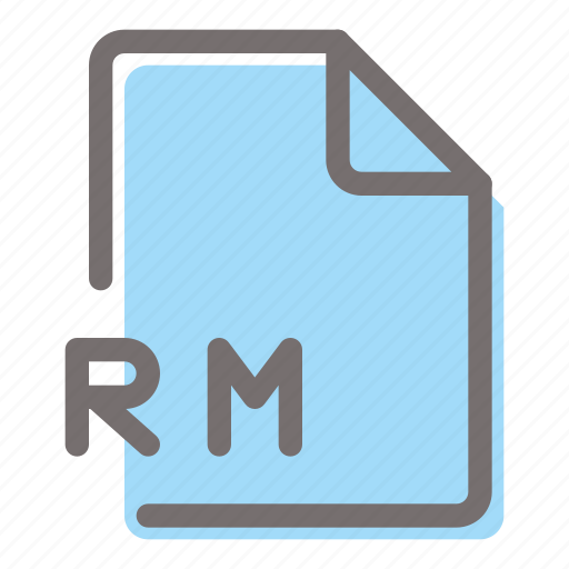 Rm, file, format, document, extension icon - Download on Iconfinder