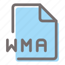 wma, file, format, document, extension