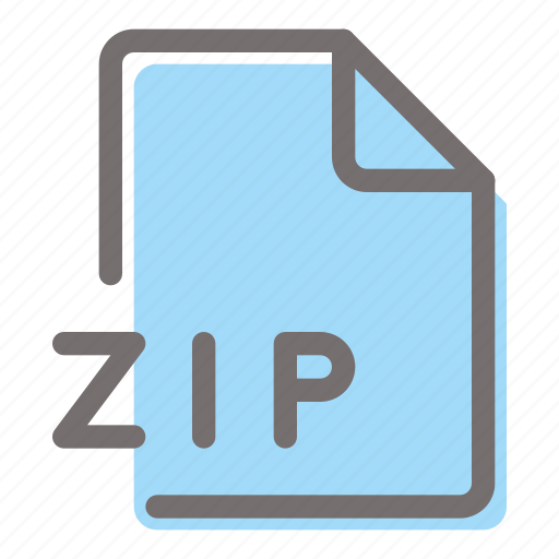 Zip, file, format, document, extension icon - Download on Iconfinder