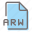 arw, file, format, document, extension 