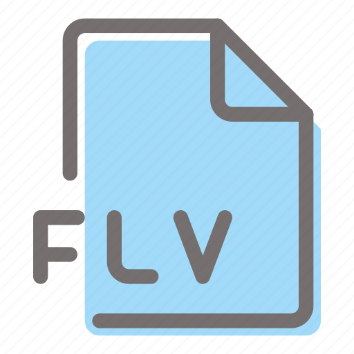Flv, file, format, document, extension icon - Download on Iconfinder