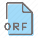 orf, file, format, document, extension